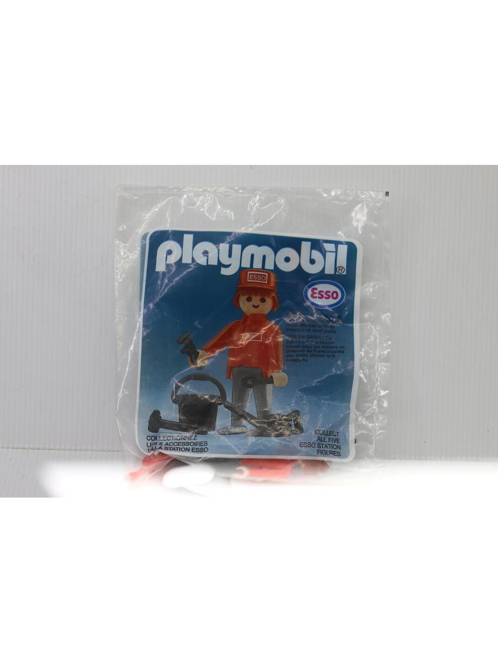 Playmobil Esso Gas Station Worker Figure in Original Packaging 1985